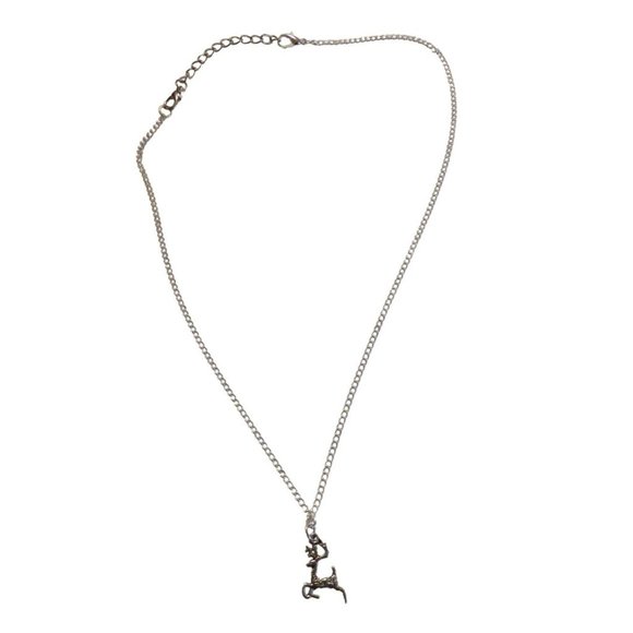 Tiny Christmas reindeer necklace  2081 - Picture 4 of 5